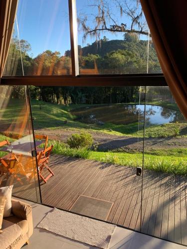 Kilátás, Cabana Amélia, em Gramado (Cabana Amelia, em Gramado) in Jardim das Fontes