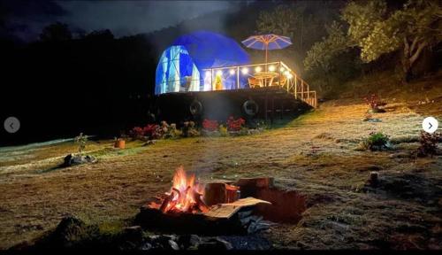 Glamping blue. in Guatavita