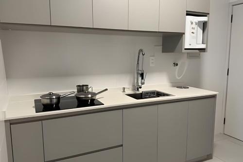 Konyha, Apartamento Central em Araxá (Apartamento Central em Araxa) near Romeu Zema repülőtér