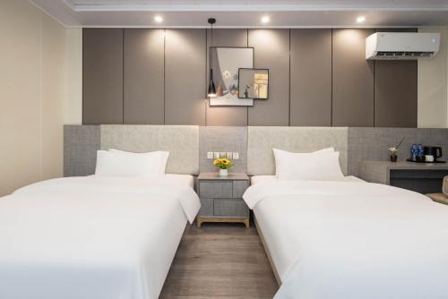 Double or Twin Room with Mountain View room in 逸园设计师网红酒店 天府机场店
