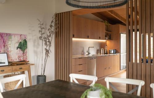 Luxury Passive House on a 50 acre lakeside farm in Glendhu Bay