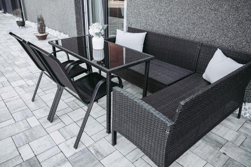 陽台/露台, Apartmán Mignon (Apartman Mignon) in 普拉哈季采