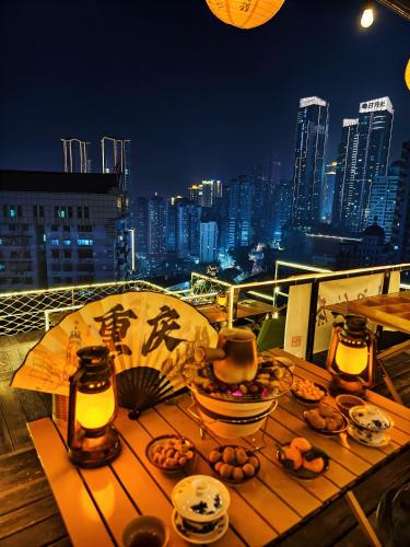 Bar/Lounge, Chongqing Houlai Rooftop Terrace Youth Hostel屋顶露台 in Chongqing