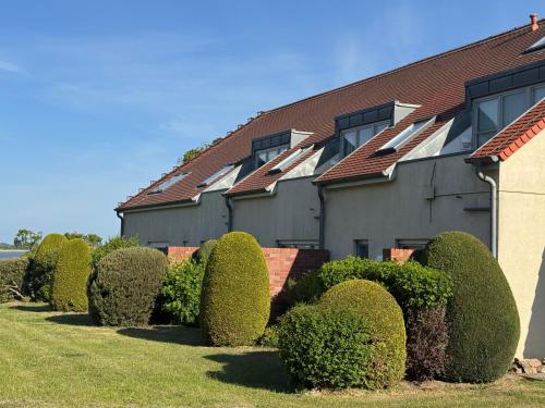 Hotelli välisilme, Kranich - Ferienwohnung mit Terrasse in Mellenthin