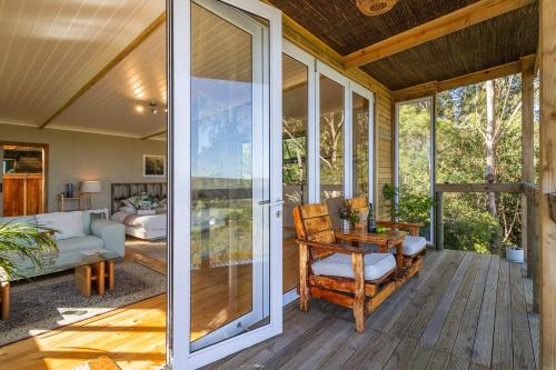 Erkély/terasz, Kyles Forest Cabin in Wittedrift