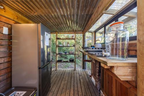 Konyha, Kyles Forest Cabin in Wittedrift