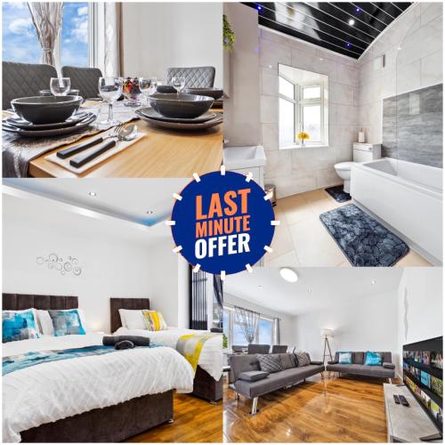 Bright 4BR 2BA Gem in Wembley Harrow - Sleeps 8