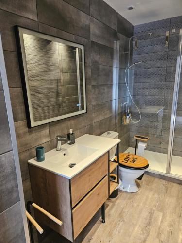 Fürdőszoba, Le Domaine des peupliers in Saint-Germain-du-Seudre