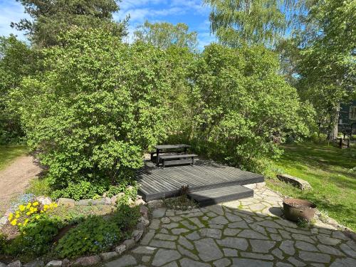 Garden, Wooden house in Kapyla in Käpylä