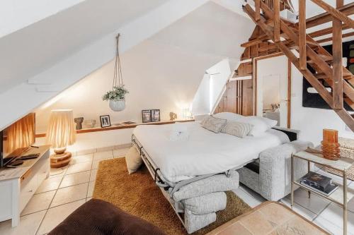 Le 38 - Studio atypique au coeur de Cancale-3 pers in 康卡爾