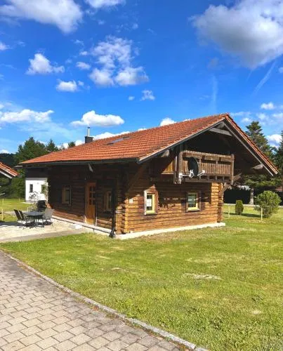 Blockhaus im Bayrischen Wald in Hohenau, Deutschland