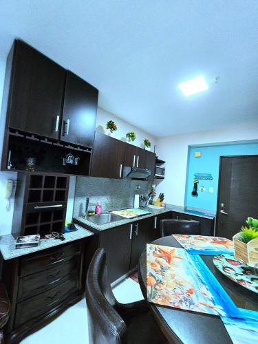 Cucina, Apartamento familiar frente al mar in Palo Grande