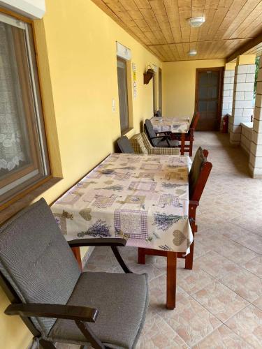 Balcony/terrace, Eszter Vendeghaz Harta in Bölcske