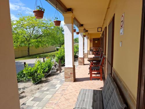 Balcony/terrace, Eszter Vendeghaz Harta in Bölcske