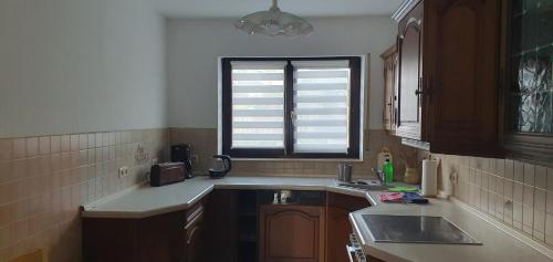 廚房, Ferienwohnung Hüttenholzstraße (Ferienwohnung Huttenholzstraße) in 伊爾梅瑙