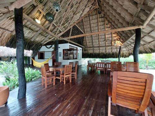 Balcony/terrace, Cabana frente al mar en la playa del Calao in El Bobo