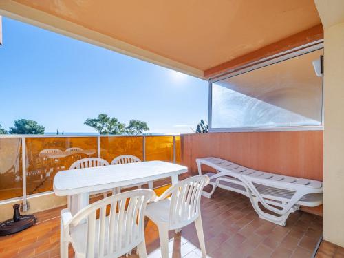 Studio avec Wi-Fi, 4 pers, vue mer depuis terrasse - FR-1-827-69
