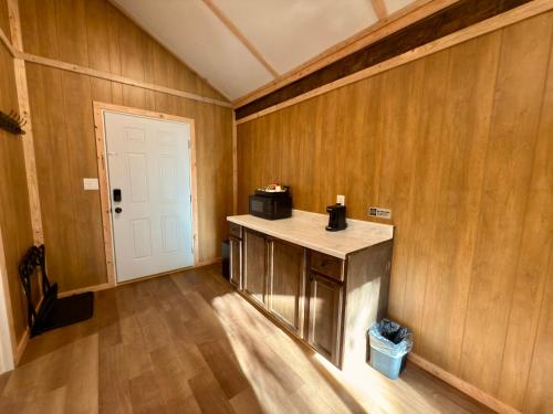 keuken, Roberts Lodge in Tok (AK)