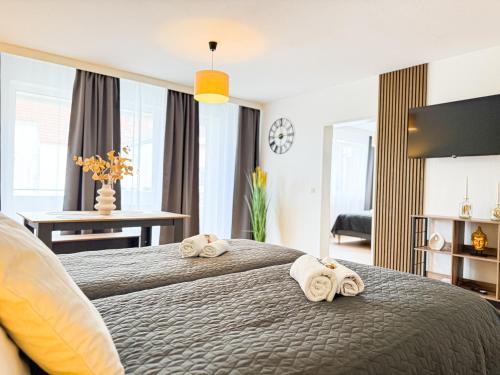 ImmoStay Waterfront Apartments - Balkon über Bremen & Parking, Brémy