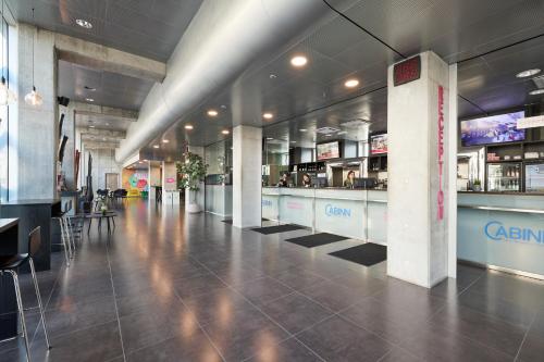 Lobby, Cabinn Metro in Copenhagen