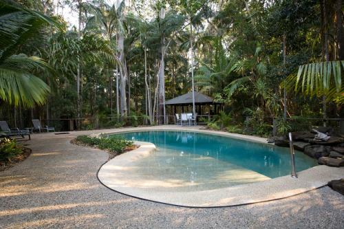 Swimming pool, Amore on Buderim Rainforest Cabins in Sunshine Coast