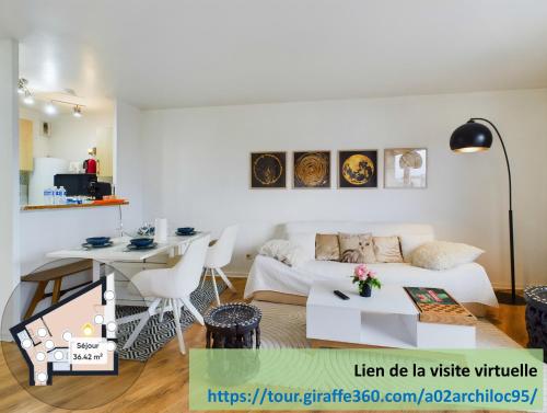 l'Aigle Royal de Paris, Gare, parking et terrasse - Location saisonnière - Argenteuil