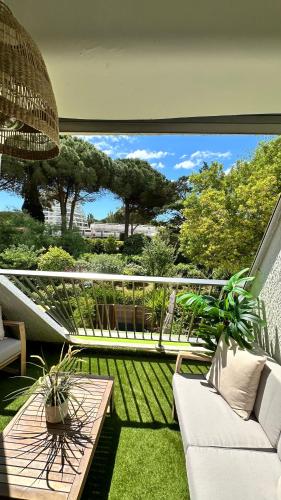 LE BOHÈME - balcon vue jardin - clim - place de parking - wifi - 5min plage - Location saisonnière - La Grande-Motte