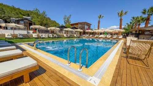 Úszómedence, Gaia Bungalow in Ayvalik