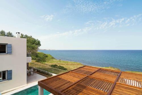 Villa Akroyiali | Seafront Serenity, Shared Pool in Pomos