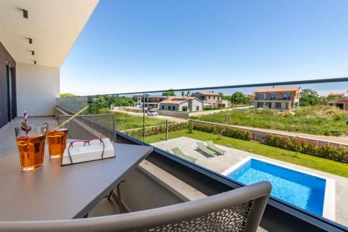 Kilátás, Villa Alba, a luxurious and beautiful villa near the sea in Šišan