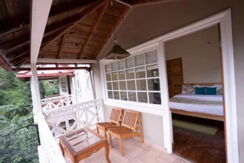 balkon/terras, Eco Village Life Ramgarh in Nainital