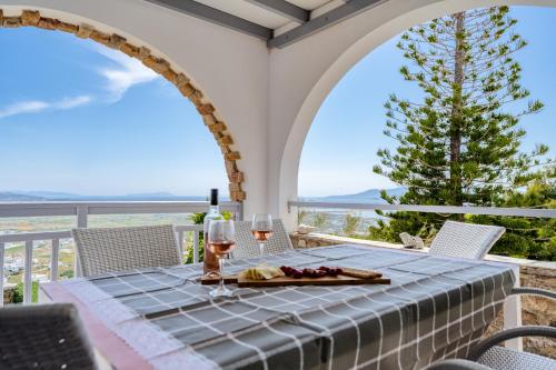 Balcony/terrace, 7Days Residence I Panoramic Sea View in Agkidia