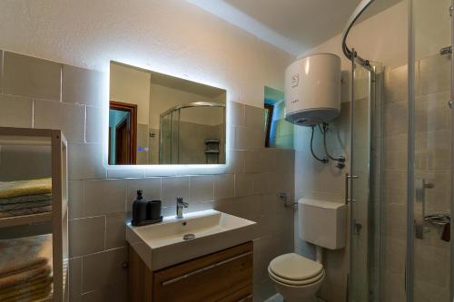 浴室, Učka cottage in green Istria (Ucka cottage in green Istria) in 科茲里奇