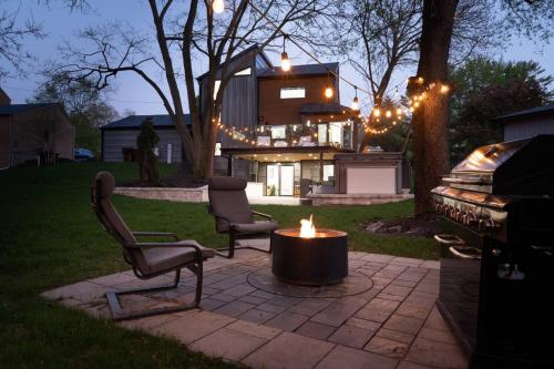 A szálláshely kívülről, Serene Oasis Near Rock River in Rockford (IL)