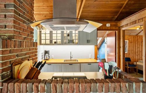 ห้องครัว, Holiday Home Skovbrynet Tarm V in สกาเวน