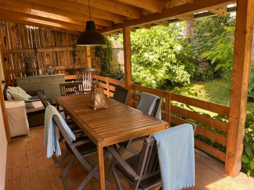 Balcony/terrace, Zold Cica Vendeghaz in Egregy