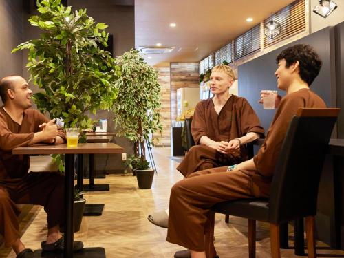 안신 오야도 신주쿠 - 남성 전용 - 공용 라운지/TV 시청 구역