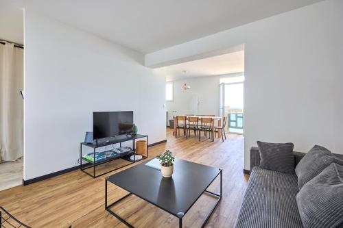 Спільний лаунж/ТБ зона, Le Nid Maritime - duplex proche de la plage in Barneville-Carteret