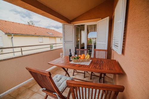 Erkély/terasz, Apartment Tomislav in Zidarici