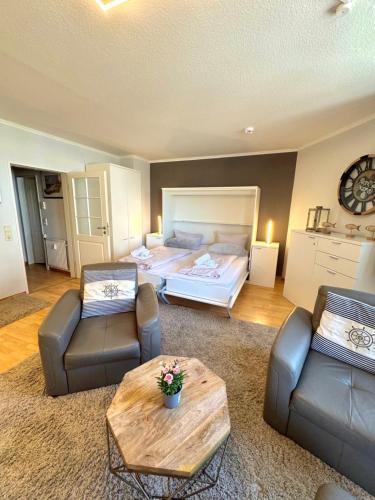 Ferienwohnung Strandburg - zentral und direkt am Strand