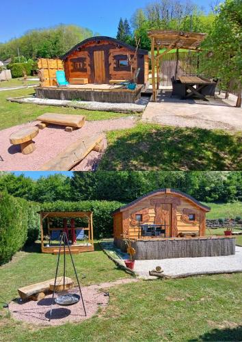 Les cabanes féeriques d'Amoncourt gîte à louer Amance