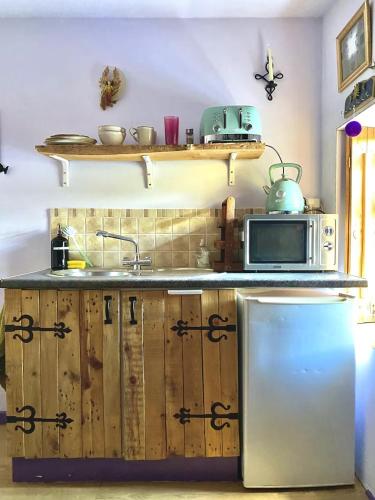 Kitchen, Avalon Retreat Cabin in Glastonbury