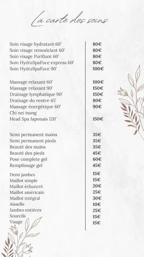Létesítmények, Maison Lou in Falicon