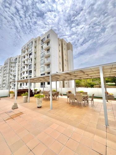 Erkély/terasz, Comfortable and central apartment in Bquilla in Malambo