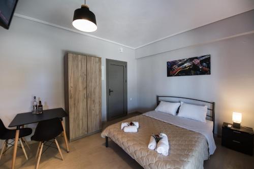 1 double bed