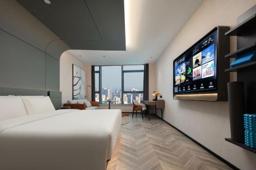 Duomai Jimu Double Room room in Atour S Hotel Hangzhou Binjiang Zheshang Developing Building