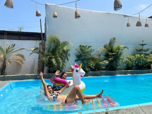 Casa Greemat 5Habs AC piscina a pasos del mar