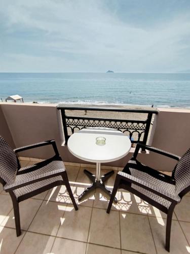 View, ARTEMIS beach studios in Adelianos Kampos