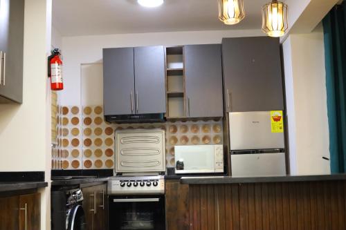 Konyha, Harridon Luxury Apartment 1 in Tema