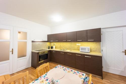 Cocina, Bezauberndes Gästehaus in Satov (Bezauberndes Gastehaus in Satov) in Satov